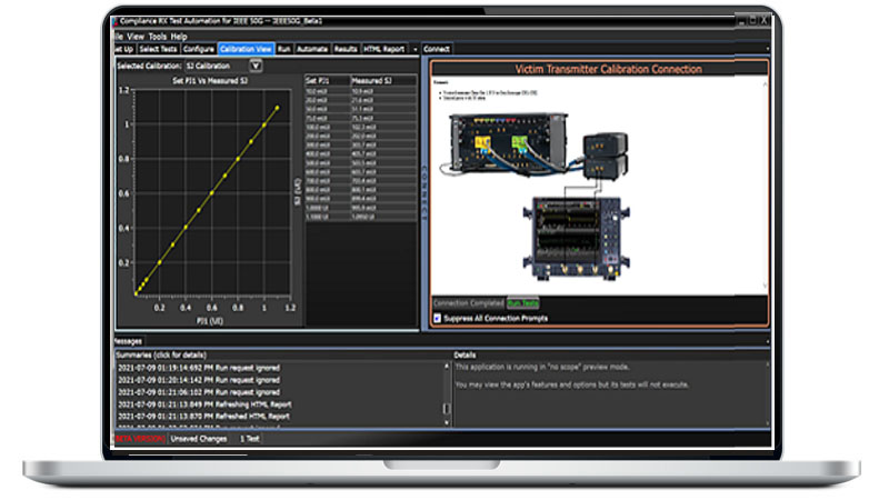 M8091BSCA IEEE 802.3bs/cd 接收机测试应用软件 